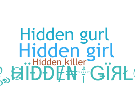 Segvārds - hiddengirl