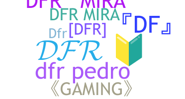 Segvārds - DFR