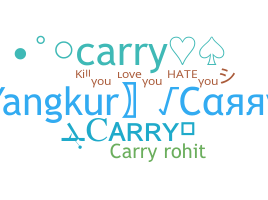 Segvārds - Carry