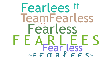 Segvārds - Fearlees