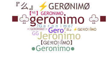Segvārds - Geronimo