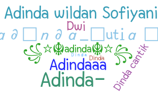 Segvārds - Adinda