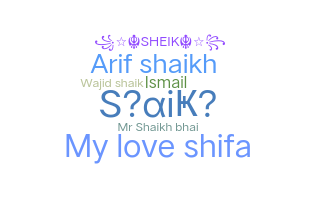 Segvārds - Shaikh