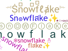 Segvārds - Snowflake