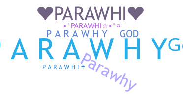 Segvārds - Parawhi