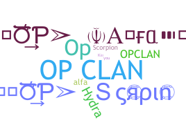 Segvārds - OpClan