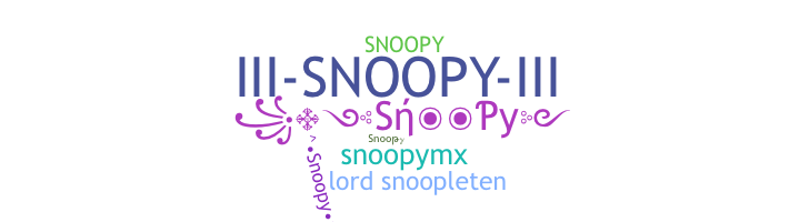 Segvārds - Snoopy