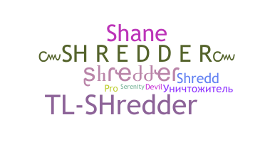Segvārds - Shredder