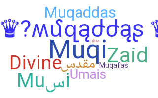 Segvārds - muqaddas