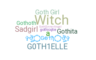 Segvārds - Goth