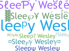 Segvārds - sleepywesley