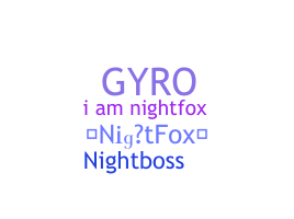 Segvārds - NightFox