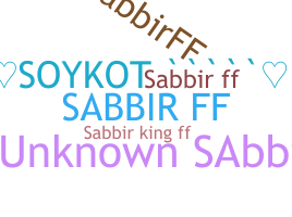 Segvārds - SabbirFf