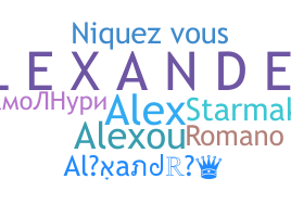 Segvārds - Alexandre