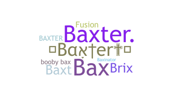 Segvārds - Baxter