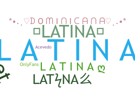 Segvārds - Latina