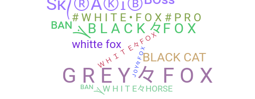 Segvārds - WhiteFox