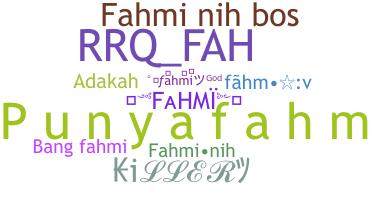 Segvārds - Fahmi