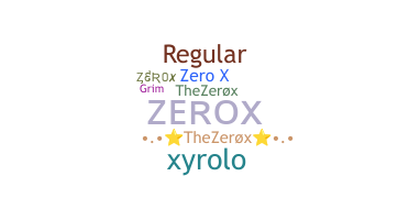 Segvārds - ZeroX