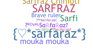 Segvārds - Sarfaraz