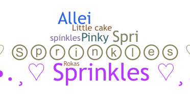 Segvārds - Sprinkles