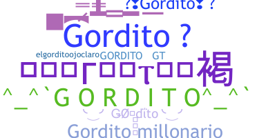 Segvārds - Gordito