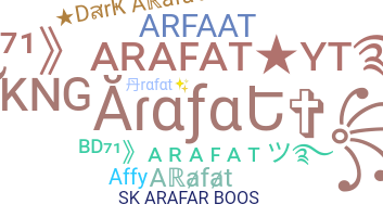 Segvārds - Arafat