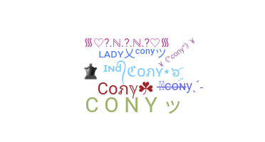 Segvārds - Cony