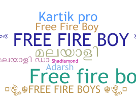 Segvārds - Freefireboy