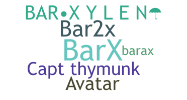 Segvārds - Barx