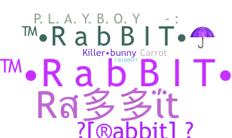 Segvārds - rabbit
