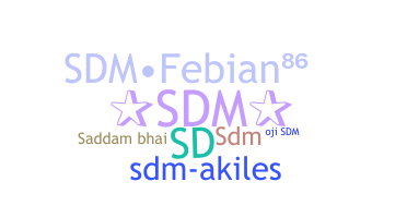 Segvārds - SDM