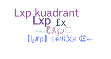 Segvārds - LXP