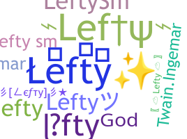 Segvārds - Lefty