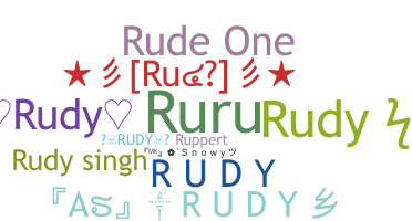 Segvārds - Rudy