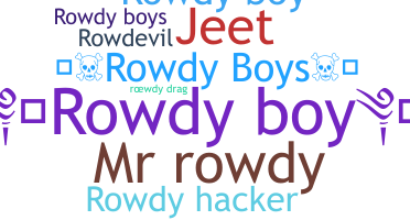 Segvārds - RowdyBoy
