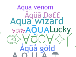 Segvārds - Aqua