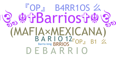 Segvārds - Barrios