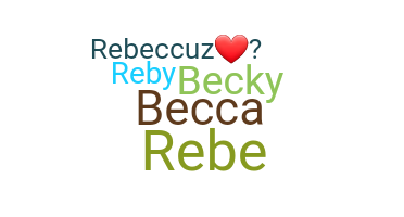Segvārds - Rebecca