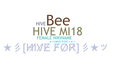 Segvārds - Hive