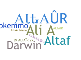 Segvārds - Altair