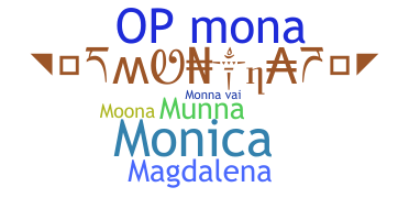 Segvārds - Monna