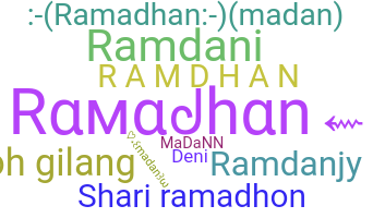 Segvārds - Ramadhan