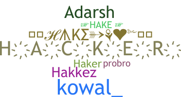 Segvārds - hake