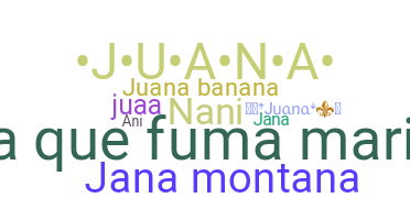 Segvārds - Juana