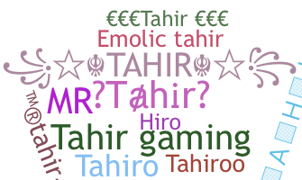 Segvārds - Tahir