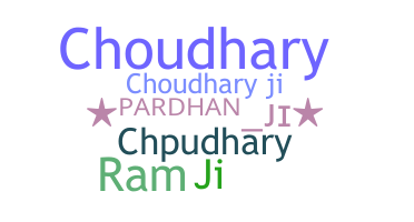 Segvārds - Choudharyji
