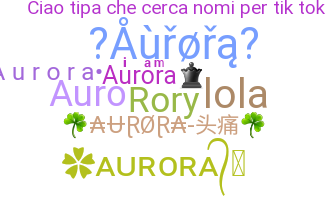 Segvārds - Aurora