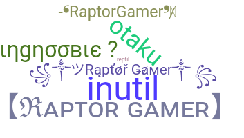 Segvārds - Raptorgamer