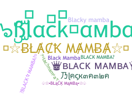 Segvārds - blackmamba